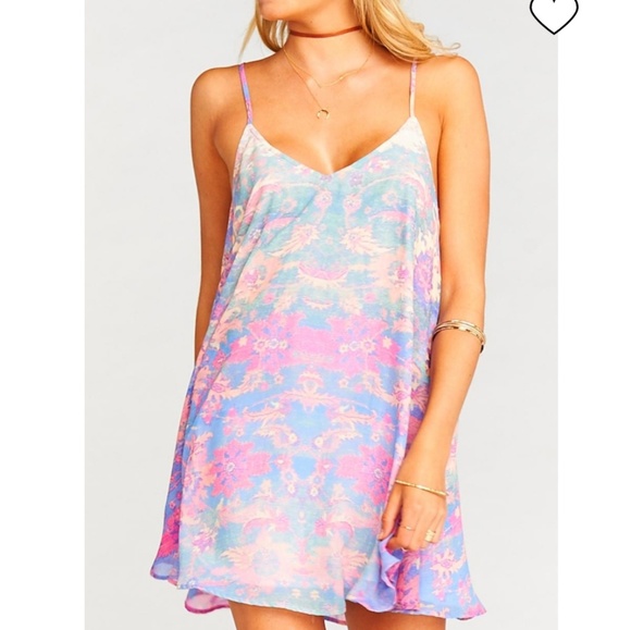Show Me Your MuMu Dresses & Skirts - Show me your mumu purple pink blue size small